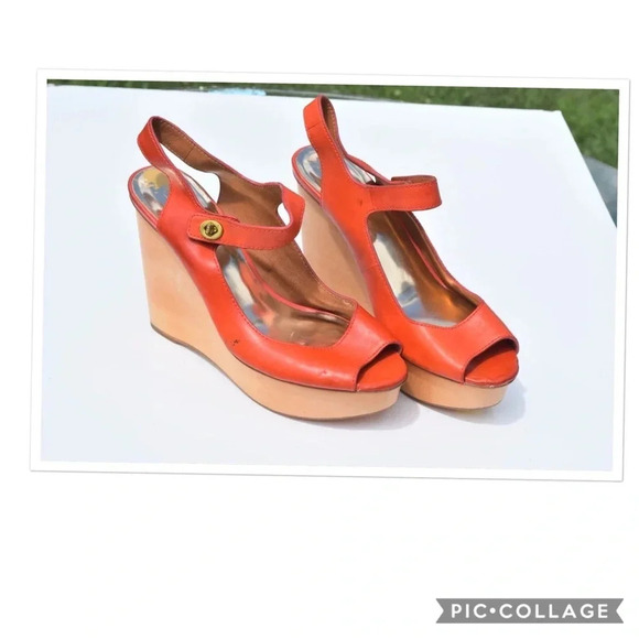 Coach platform wedge sandals - Picture 2 of 8